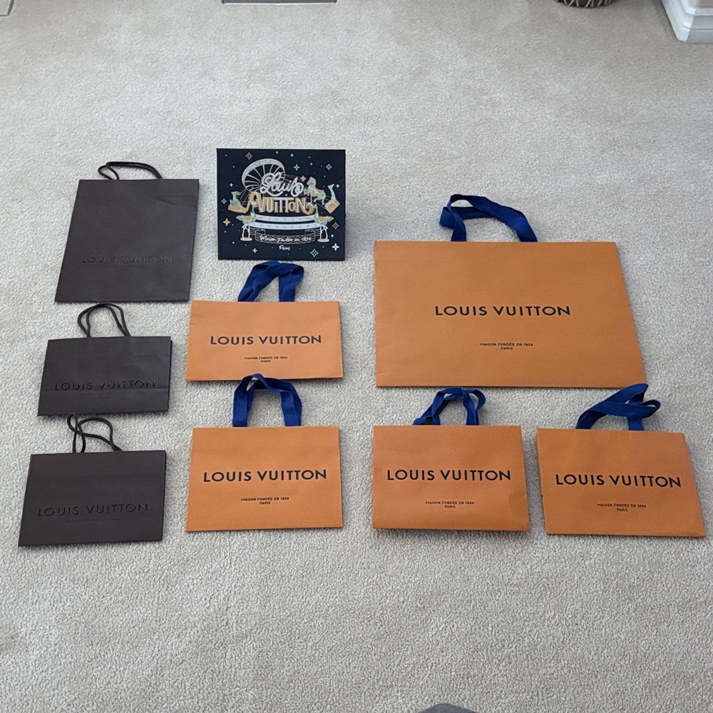Louis Vuitton Brown & Orange Bags